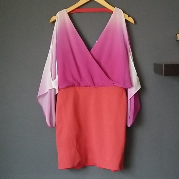 Bebe chiffon ombre dress - Picture 3 of 3